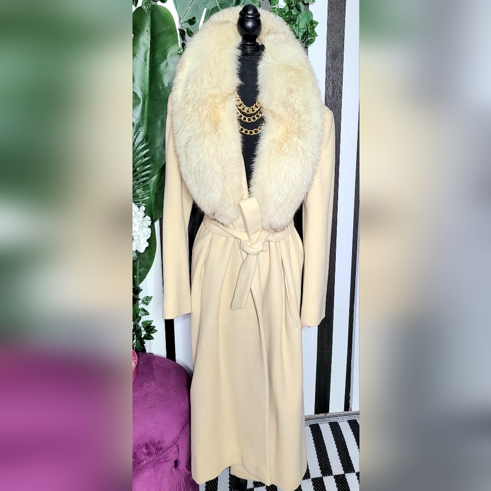 Lord & Taylor Fur Collar Coat
